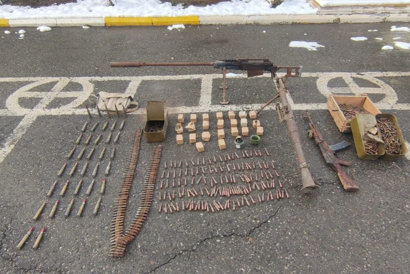 В Ходжавенде обнаружены оружие и боеприпасы