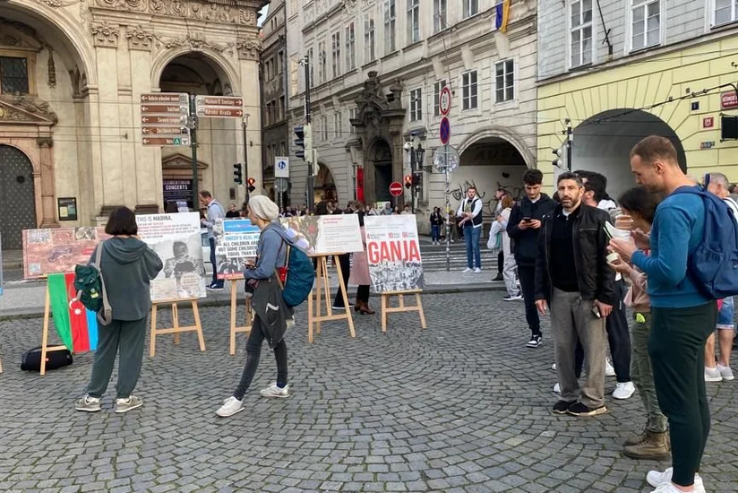 В Праге организована выставка-акция, посвященная военным преступлениям Армении