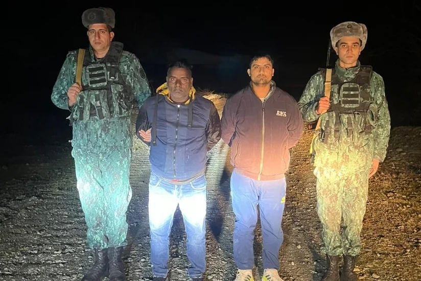 Dövlət sərhədini pozmağa cəhd edən Hindistan vətəndaşları saxlanılıb