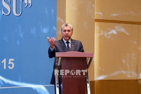 Mərhum professorun Heydər Əliyev-milli ləyaqət ölçüsü kitabının təqdimatı keçirilib - FOTOLAR