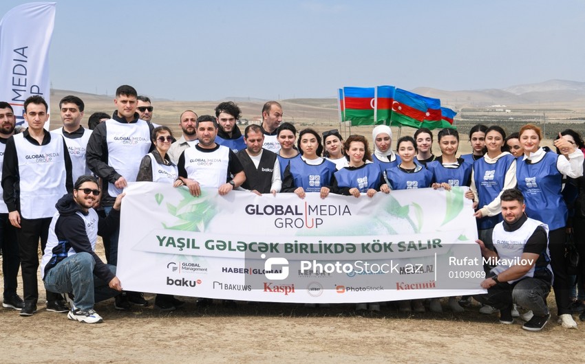 “Global Media Group”un təşəbbüsü ilə ağacəkmə aksiyası keçirilib