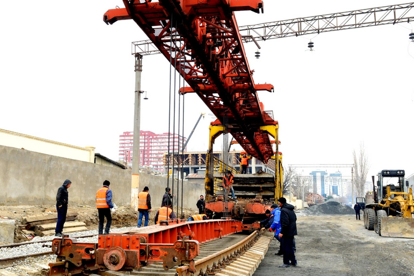 Bakı-Pirşağı-Sumqayıt dəmir yolu xəttinin təmiri davam edir