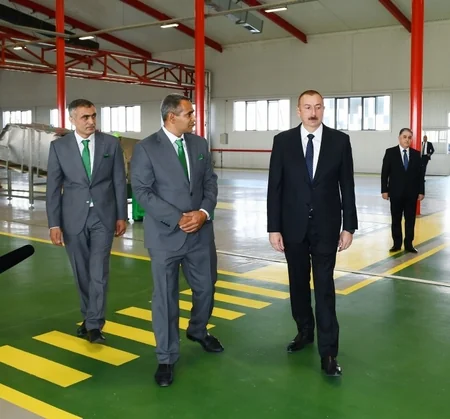 Ağdaşda Biyan Sənaye Parkının açılışı olub - YENİLƏNİB