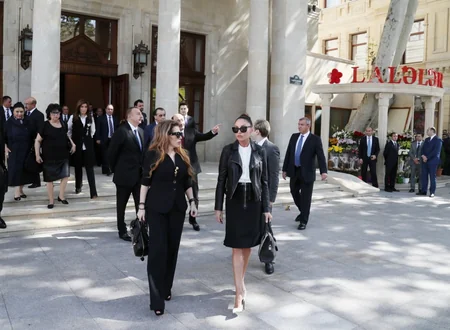 President attended opening of a monument to world-famous singer Rashid Behbudov - UPDATED