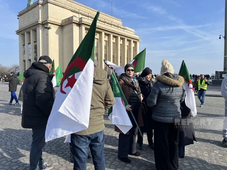 Algerians hold protest in Paris against France's colonial policy