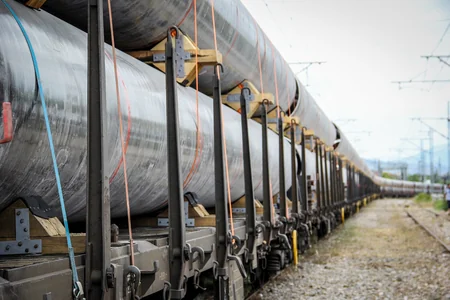 TAP-ın borularının çatdırılması yekunlaşıb