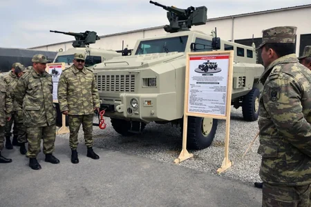 Demonstrated weapons, military and special equipment to be used in Azerbaijan-Turkey joint exercises