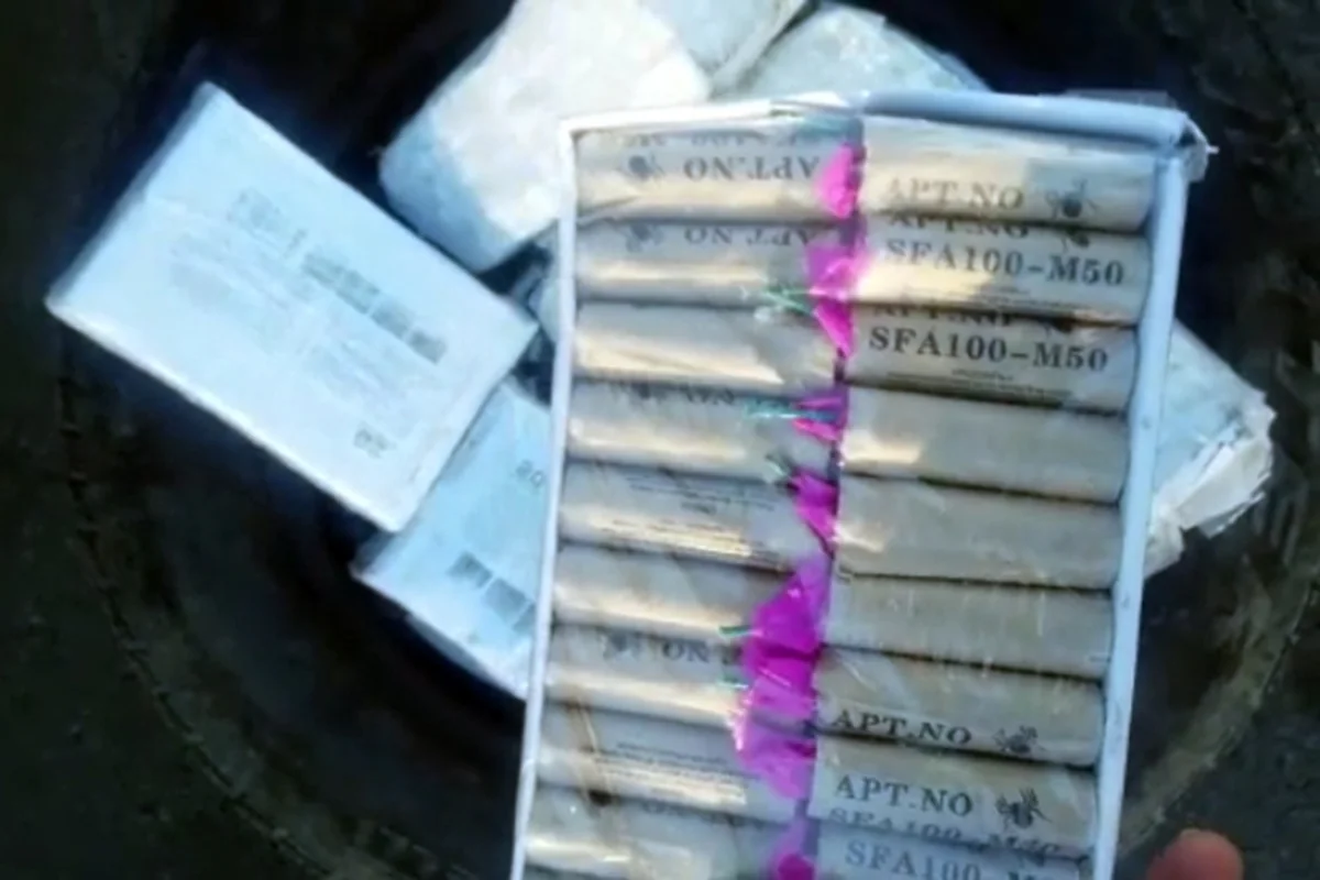 Gürcüstandan Azərbaycana gətirilən 3 840 ədəd pirotexniki vasitə aşkar edilib - VİDEO