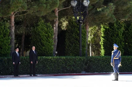 Official welcoming ceremony held for the Turkmen president