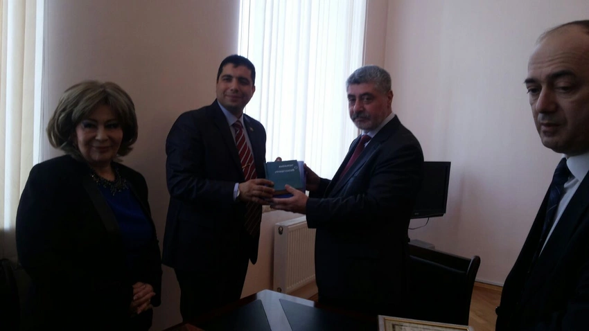 Misir Mədəniyyət Mərkəzinin müdiri Əlyazmalar İnstitutunda olub