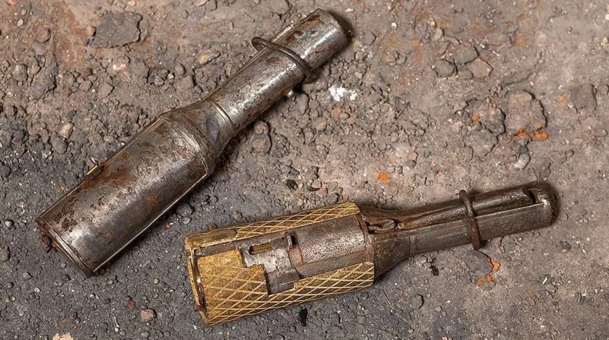 A boy in France finds World War I grenade