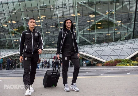 PAOK klubu Qarabağla oyun üçün Bakıya gəlib