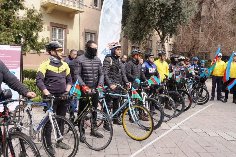 В центре Баку состоялся велопробег