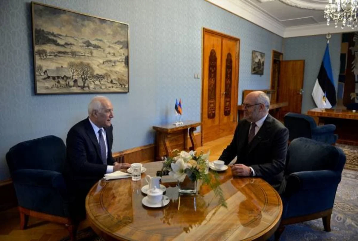 Estonian president calls for peace and stability between Azerbaijan and Armenia