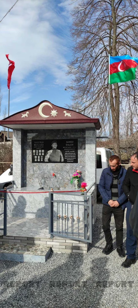Şəkidə şəhid bulağının açılışı olub