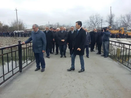 Bərdədə yeni körpü istifadəyə verildi - FOTO