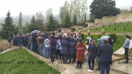 Oğuzda Vətən müharibəsi şəhidinin anım mərasimi keçirilib