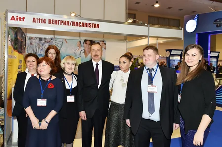 Prezident İlham Əliyev “AITF-2017” XVI Azərbaycan Beynəlxalq turizm və səyahətlər sərgisi ilə tanış olub - YENİLƏNİB