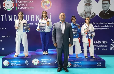 Bakıda şəhidlərin xatirəsinə həsr olunmuş karate üzrə reytinq turniri keçirilib