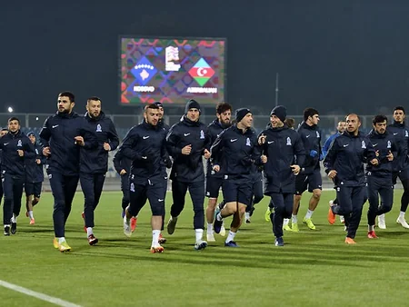 Azərbaycan yığması Kosovo ilə oyunöncəsi son məşqinə çıxıb