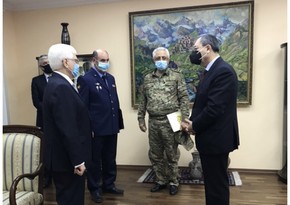 Xələf Xələfov və Ramiz Tahirov Rusiya səfirliyində olublar
