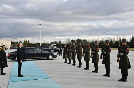 President Ilham Aliyev ends his visit to Türkiye