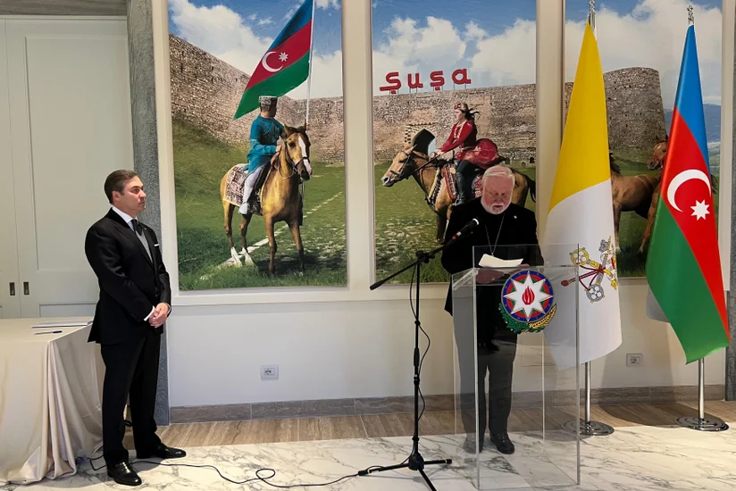 Azərbaycanın Vatikandakı səfirliyi Müstəqillik Günü ilə bağlı rəsmi qəbul təşkil edib