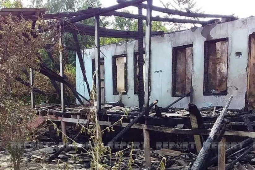 Zərdabda fərdi yaşayış evi yanıb
