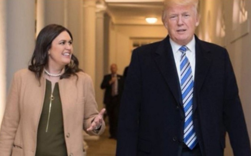Donald Tramp: Sara Sanders Ağ Evi ayın sonunda tərk edəcək