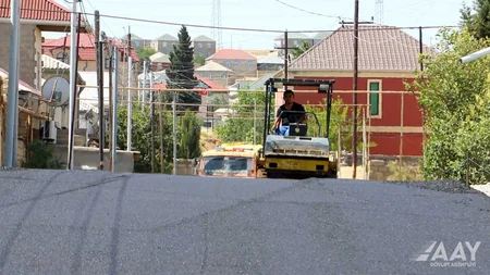 Hökməlidə şəhid Zülfüqar Qubatov küçəsinin təmiri yekunlaşmaq üzrədir