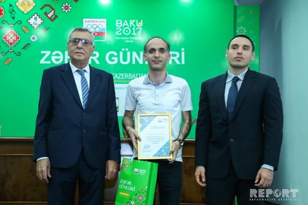 Report News Agency gets award for Baku 2017 Islamic Games