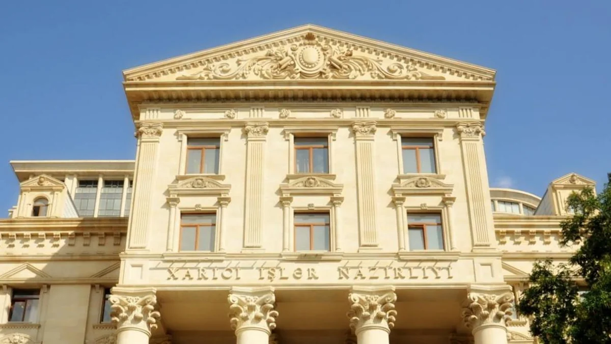 Azərbaycan XİN bəyanat yayıb