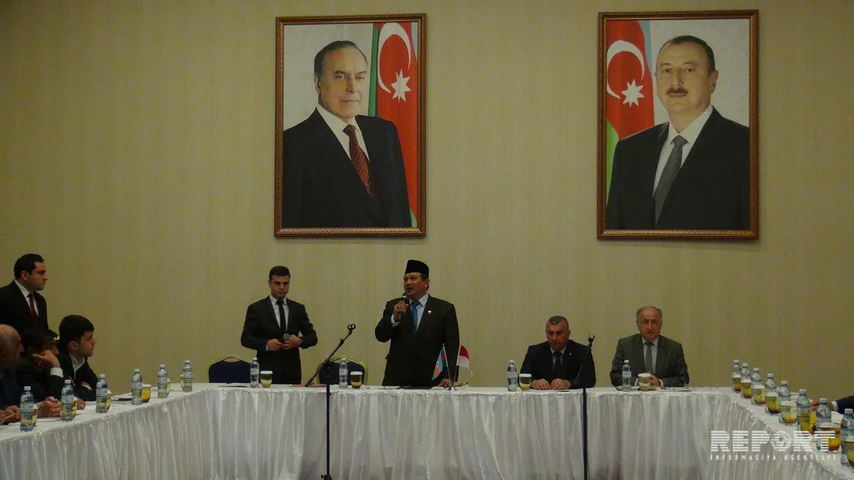 Qubada  Azərbaycan-İndoneziya III biznes forumu başlayıb - FOTO