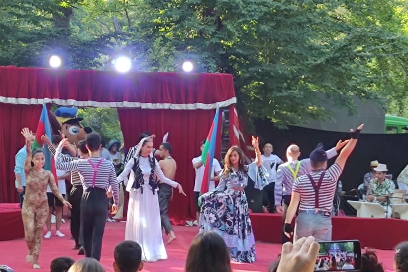 Bakı Dövlət Sirki Xaçmazda proqramla çıxış edib