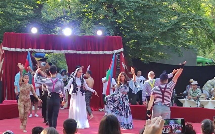 Bakı Dövlət Sirki Xaçmazda proqramla çıxış edib