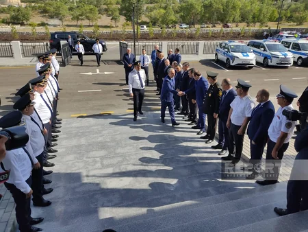 Şəki Rayon Prokurorluğunun yeni inzibati binasının açılışı olub