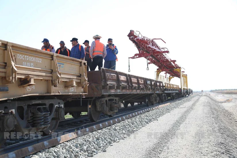 Horadiz-Ağbənd dəmir yolu xəttinin ərazisinin 82 km-i minalardan təmizlənib