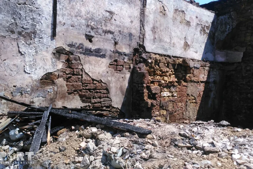 На территории сноса на Советской произошел пожар - ФОТО