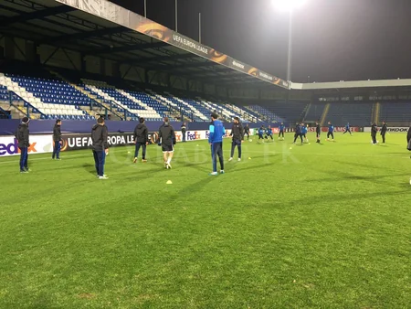 Qarabağ klubu Slovanla matçöncəsi son məşqinə çıxıb