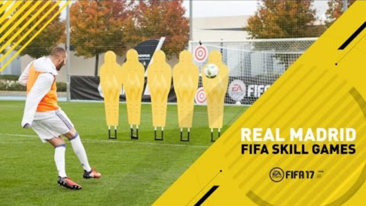 Игроки Реала сымитировали тренировку штрафных из FIFA 17 - ВИДЕО