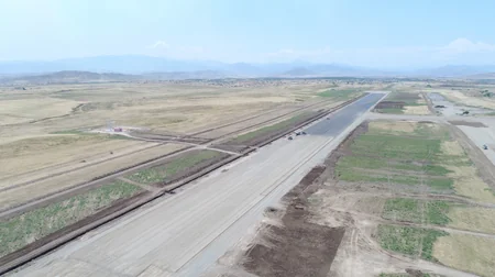 President Ilham Aliyev and First Lady Mehriban Aliyeva arrive in Fuzuli