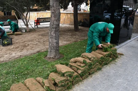 Bakının mərkəzi küçələrində aparılan abadlıq işləri yaxın vaxtlarda yekunlaşacaq