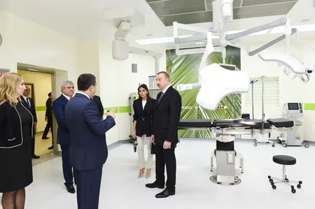 Prezident İlham Əliyev Bona Dea Beynəlxalq Hospitalının açılış mərasimində iştirak edib - YENİLƏNİB
