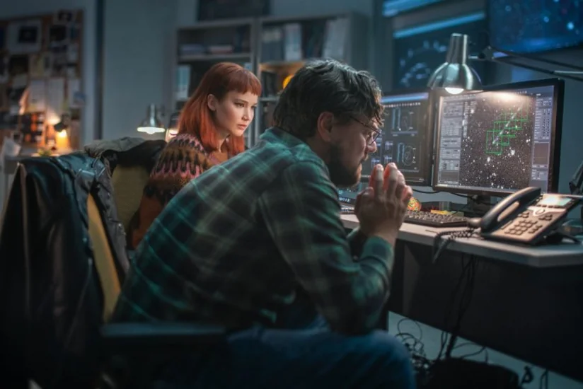 Netflix выпустил трейлер нового фильма с Ди Каприо и Лоуренс в главных ролях