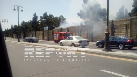 ​Qurd qapısı qəbiristanlığında yanğın baş verib