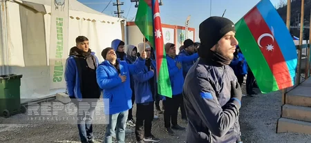 Protest rally on Khankandi-Lachin road enters its 113th day