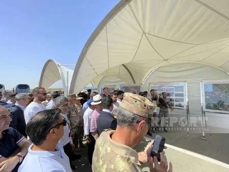 Foreign diplomats and military representatives visit Aghdam
