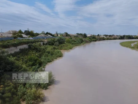 В Куре поднялся уровень воды