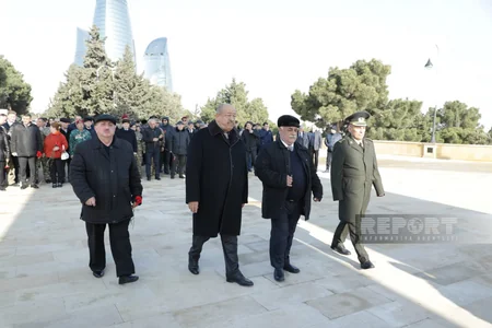 Daşaltı şəhidlərinin məzarı ziyarət olunub