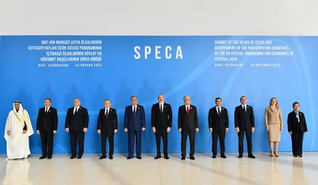 President of Azerbaijan Ilham Aliyev attends SPECA Summit - UPDATED